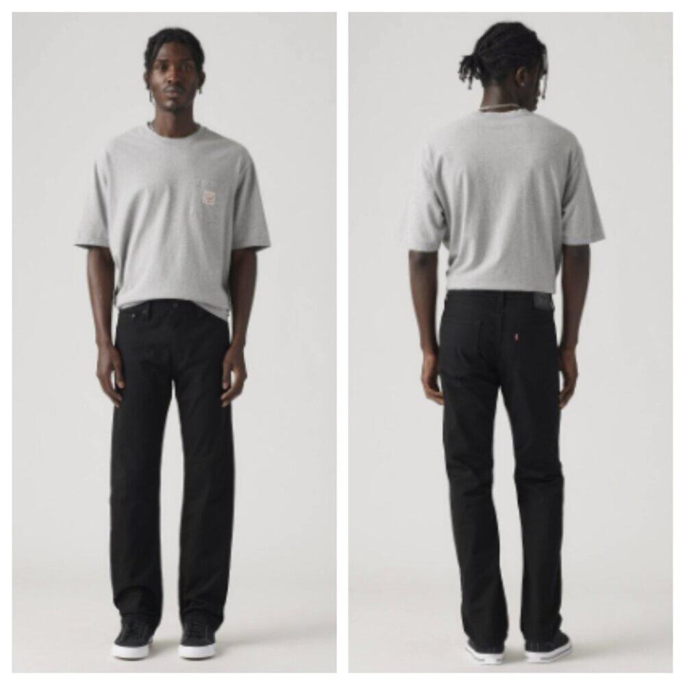 Levi's Men's 513 Slim Straight Jean Black Size 30x32